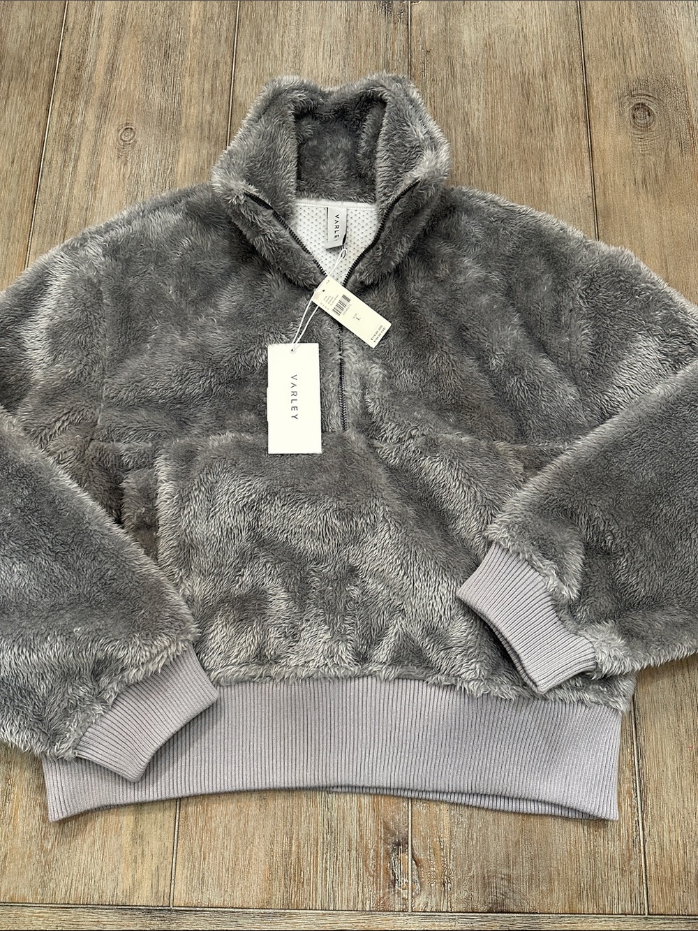 Varley Duray Pullover 1/2 Zip Gray Women’s | Size Large